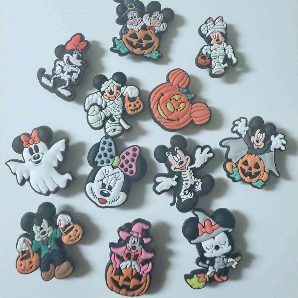 12 Halloween Croc Charms Jibbit Shoe Charm Disney Croc Charms